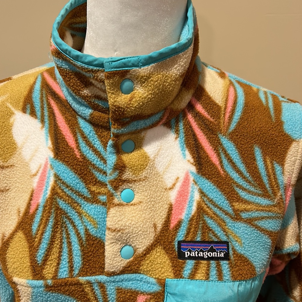 Patagonia Synchilla Snap T Lightweight Fleece Pullover Jacket. XS. Feath… - Picture 5 of 17